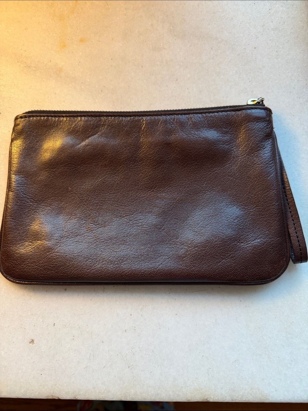 Vintage Brahmin Smooth Leather Wristlet - Picture 4 of 5
